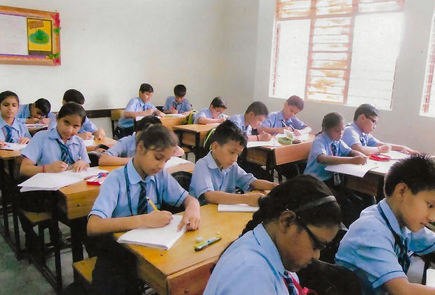 Students at school